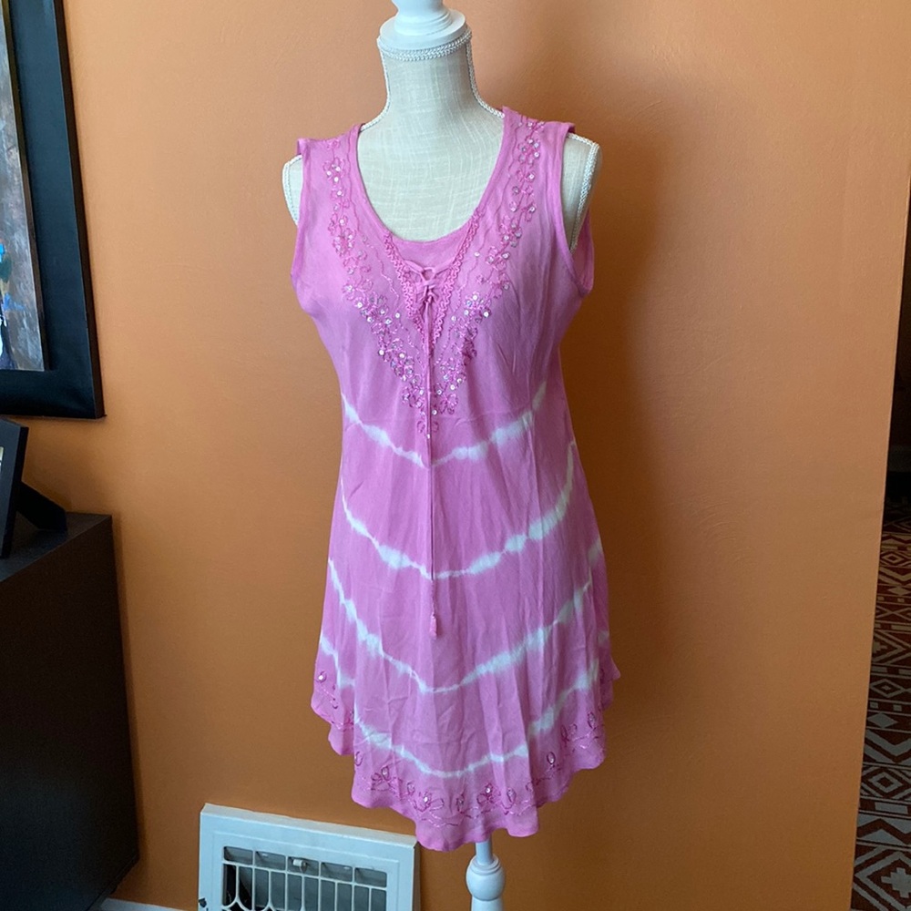 New summer dress in pink